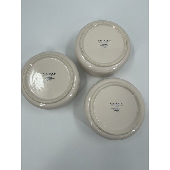 Rae Dunn Coffee Tea Sugar Stackable White Canister Set Kitchen Jars Round No Lid - Picture 5 of 6